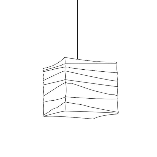 Croquis suspension Akari 45X par Isamu Noguchi Sentou Edition