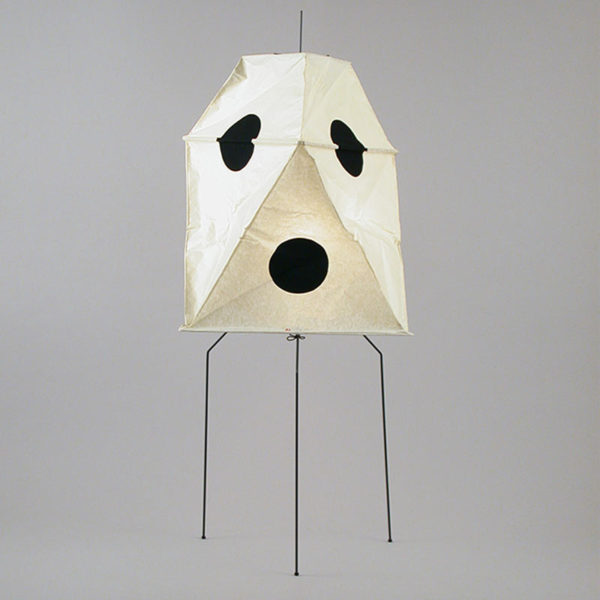 Lampadaire Akari UF3-Q en papier washi, design Isamu Noguchi