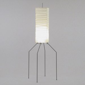 Lampadaire Akari UF3-XN en papier washi, créé par Isamu Noguchi