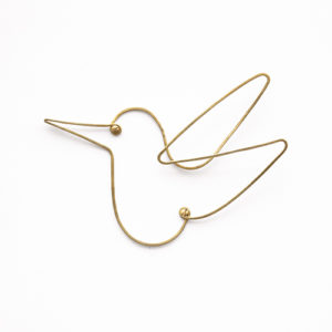 Patère Silhouettes Colibri par Clara Courtaigne pour Sentou Edition