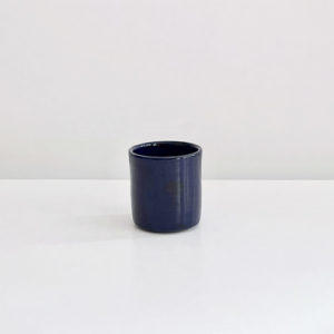 Tasse à expresso bleu cobalt, collection de céramique Terra, Sentou Edition