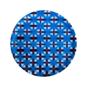 Plateau Baki rond petit modèle décor multicolore par Sentou Edition