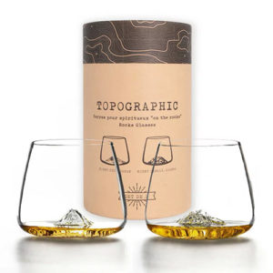 Set de 2 Verres Topographic YAMA PM<span> - </span>set de 2 verres Everest & Montblanc