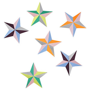 ETOILES TWINKLE<span> - </span>Taille S / Set de 6 étoiles